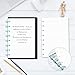Discbound Refill Paper, Disc Paper Refill for Note-Taking System Discbound Planner Inserts with 240 Pages, 5 Sheets Dividers,White Paper Refill, Letter Size 8.5