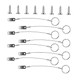 FIXOSHEE Câble de Sécurité INOX Câble Remorque Traction Goupille pour Lanière Accesso...