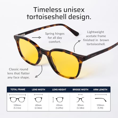 Image of TrueDark by Dave Asprey | Daylights Yellow Lenses Block 75% of Blue Light for Heavy Daytime Screen Use