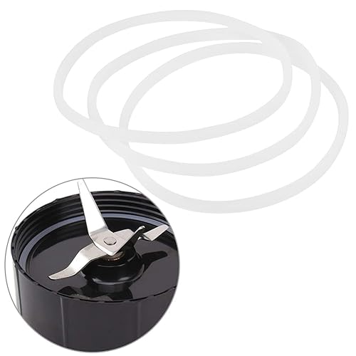 Miniatura 5 de GOTOTOP Anillo de sello de goma, 3/6 juntas de repuesto, modelo mágico de 250 W, blanco, 9 unidades