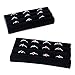 Black Velvet Ring Trays Accessory Foam Pads for Jewelry Showcase, Storage Displays, Home Organization & Decoration (2 Pack)