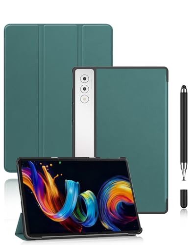 Étui Lenovo Yoga Tab Plus 12.7 Housse Premium Cuir PU Vert