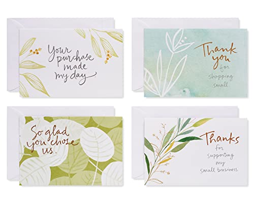 American Greetings 白紙サンキューカード 封筒付き キャシー・デイビスのデザイン (48枚)