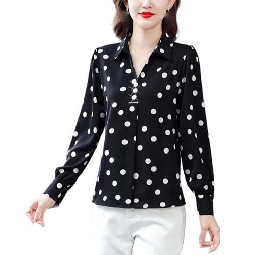 Chemise mousseline femme manches longues style décontracté