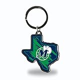 Rico Industries NBA Basketball Dallas Mavericks State Shape Keychain