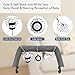 iGRATENS Baby Bjorn Bouncer Toy Bar, Toy Bar for Baby Bouncer Bliss and Balance Soft with 3 PCS Cute Sensory Toys, Easy to Attach and Remove, Skin -Friendly, Machine Washable, Black and White, Soft