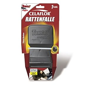 Celaflor Rattenval”Snap”, solide en krachtige slagval voor een veilig vangresultaat, herbruikbaar, 1 stuk