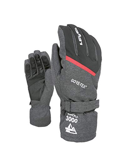 Level Evolution Gore-Tex - Guantes para Hombre, Hombre, 3336UG, Antracita, 9 - L
