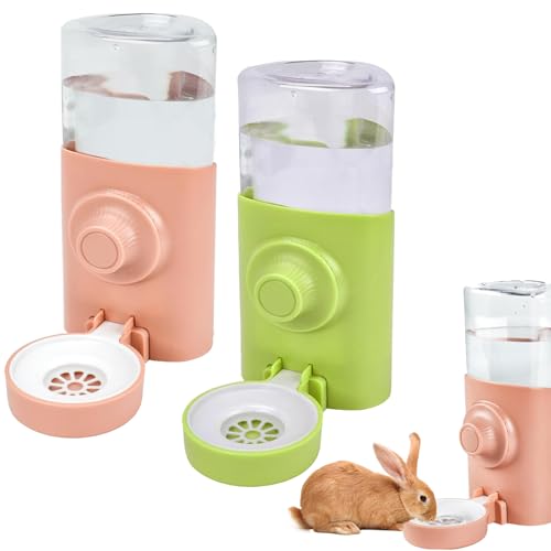 Automatischer Trinkflasche, 2 Stück 600ml Hasen Trinkflasche Hängend Haustier Wasserspender Automatischer Trinkflasche, 2 Stück 600ml Hasen Trinkflasche Hängend Haustier Wasserspender