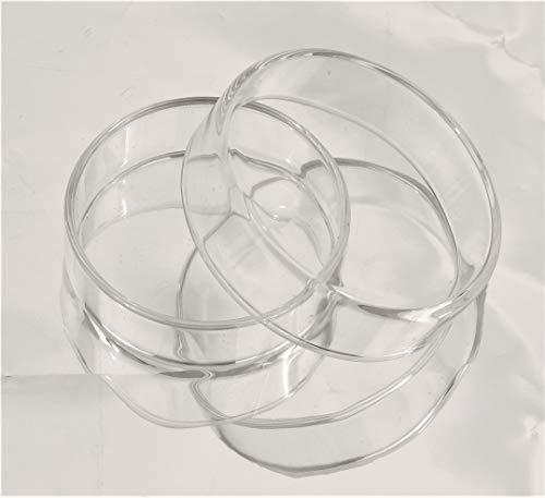 5 Glass Petri Dish 60mm, Tissue Culture Plate, Autoclavable Borosilicate Glass, Pack of 5 - Thumbnail 2