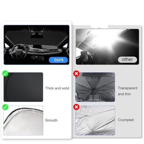 Pare soleil pliable Ford Explorer protection bloque les rayons - 3