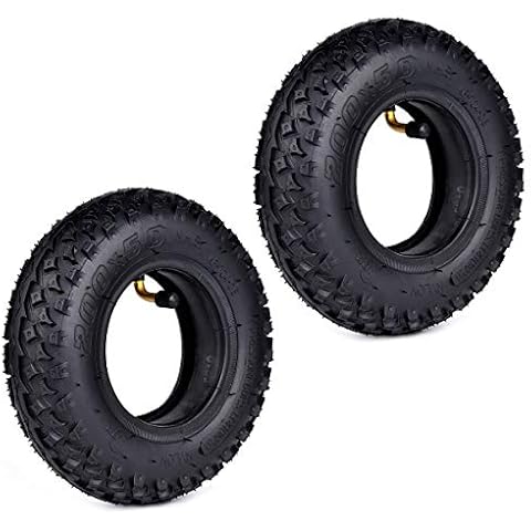 2 set of 200x50 (8"x2") Dirt Scooter Knobby Tire & Inner Tube Replacement For Pro RDS Dune Buggy Pneumatic Tyre Cover