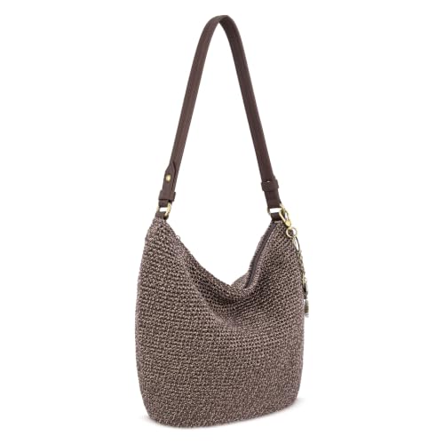 Image of The Sak Sequoia Hobo Bag - Hand Crochet Large Women's Purse for Everyday & Travel - Durable Handbag & Tote With Zipper Pocket