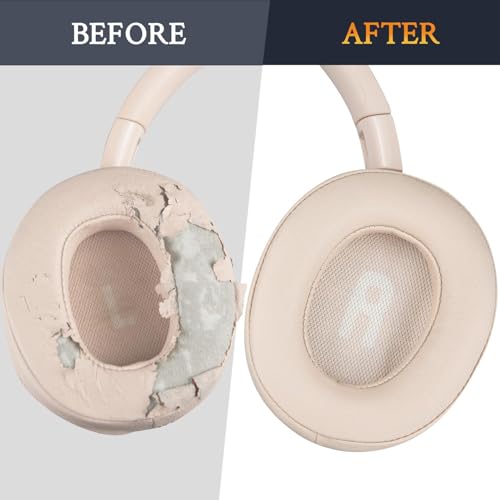 Image of SOULWIT Earpads Replacement for JBL Tune 700(700BT) /710(710BT) /720(720BT) /750(750BT,750BTNC) /760(760NC) /770(770NC) Headphones, Ear Pads Cushions with Softer Noise Isolation Foam (Sand Dune)