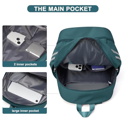 coofay Gym Backpack for Women Waterproof Backpack with Shoe Compartment Lightweight Travel Backpacks Workout Sports Backpacks Large Gym Bag