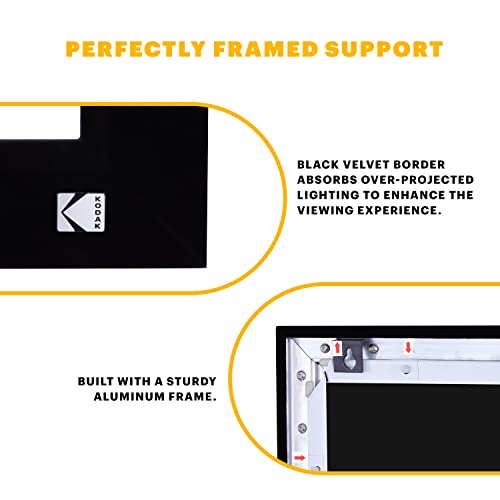 Kodak RODPJFFPVCW120 Projector Screen | 120 Inch Fixed Frame Home Projection Screen thumb #3