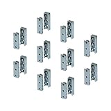 holzverbinder t-form Universal-Blendenverbinder mit Länge: 52 mm - Breite: 17 mm - Höhe: 12,5 mm - Frästiefe: 12,5 mm - statische Belastung senkrecht und waagerecht ca. 250 kg