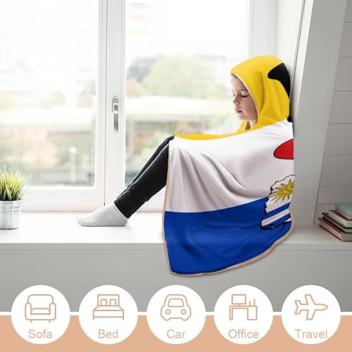 Couverture à capuche plaid Uruguay pour vos soirées cocooning devant la TV - 7