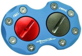 Secraft Aluminium V2 Double Fuel/Smoke Dot (Blue)