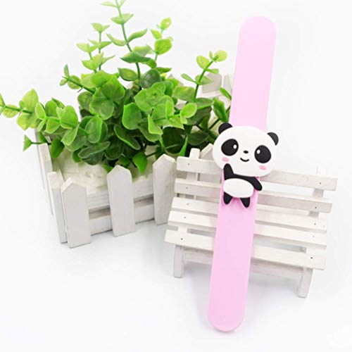 FRECI 12pcs Slap Bracelets Panda Decor Slap Wrist Bands for Kids Birthday Party Bag Fillers School Goodie Bag Little Toys Favours
