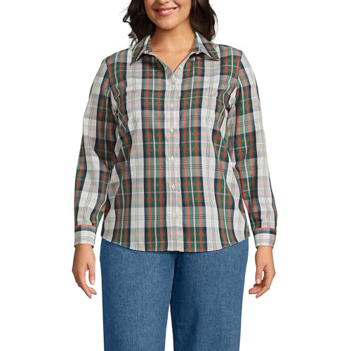 Image of Lands' End Women's Pinwale Cord Long Sleeve Shirt