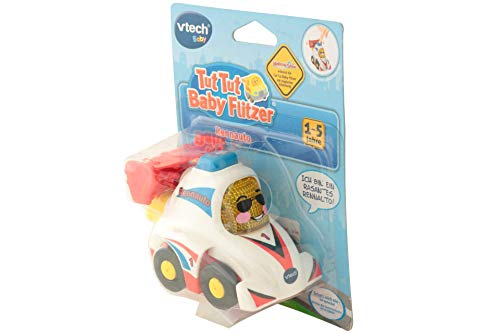 VTech Tut Tut Baby Flitzer 80-514204 vehículo de juguete - Vehículos de juguete (Azul, Rojo, Blanco, Coche, De plástico, 1 año(s), 5 año(s), Niño/niña)