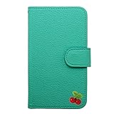 [ロゼ(Rosee)] AQUOS sense3 Plus サウンド SHV46 ケース 手帳型 aquos sense 3 plusケース SH-RM11 アクオス センス3 プラス カバー aquossense3plus 耐衝撃 スマホケース 全機種対応 飾り チェリー cherry さくらんぼ 国内生産 Mint
