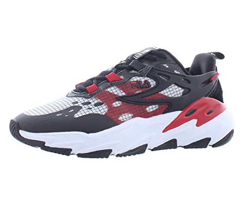 Fila Ray Tracer Evo Mens Shoes Size 10.5, Color: White/Black/Red