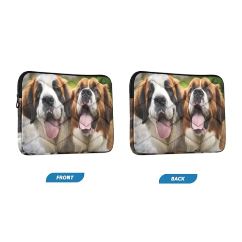 Funda para portátil 13-14 pulgadas con diseño de perros miniatura 2