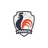 mdc Ecusson thermocollant Blason Coq français 5x6cm...