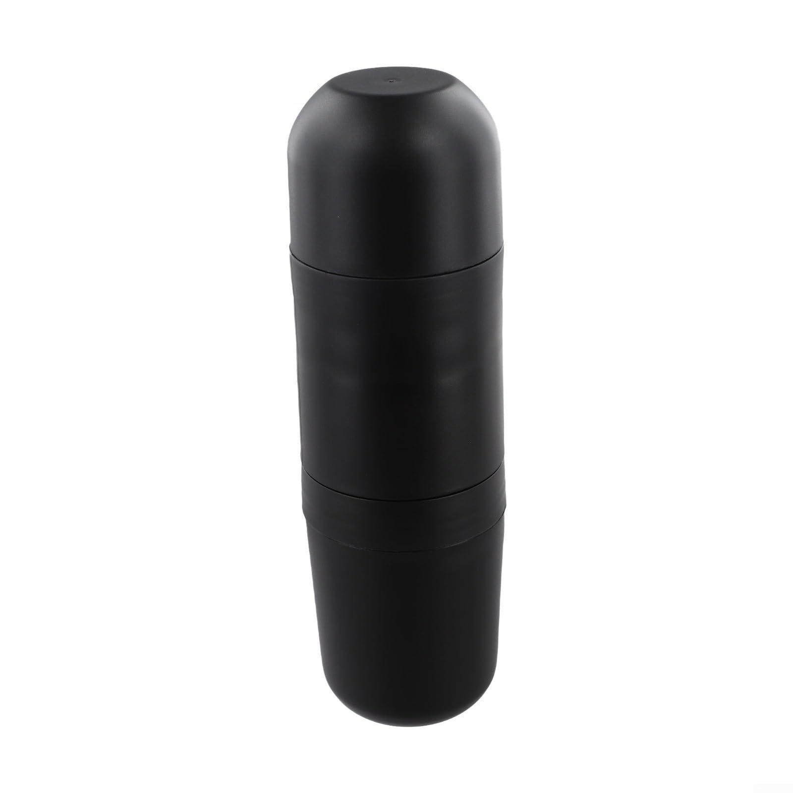 Macchina da caffè espresso portatile manuale per il viaggio, macchina da caffè pieghevole compatta con costruzione in ABS, 20 X 6 cm nero, prepara caffè fresco ovunque usando caffè macinato