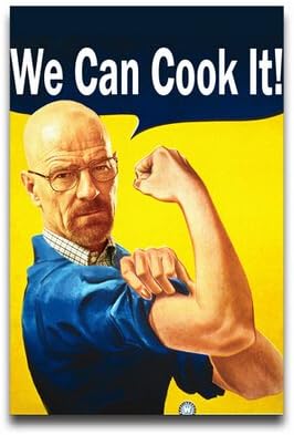 Twenty-three Póster de lienzo de 24 x 36 pulgadas con diseño de Breaking Bad We Can Cook It