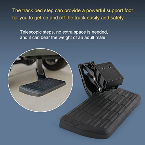Ldminda Bed Step Truck Rear Tailgate Bedsteps Compatible With Toyota Tundra 2022 2023 Folding Bedstep Retractable Bumper Tailgate Step Replace # Pts30-34000 #TOP2