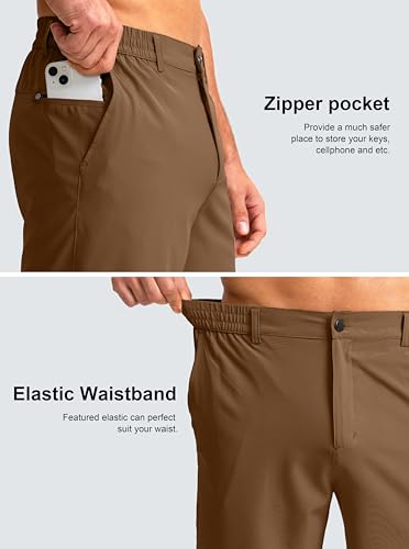 Image of G Gradual Men's Casual Shorts 7 inch Lightweight Golf Shorts for Men Stretch with 3 Pockets Quick Dry Breathable Work Shorts