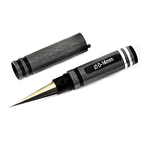 LAFEINA Metal 0-14mm Expanding Hole Opener Reamer Hole Puncher Drills for RC Car