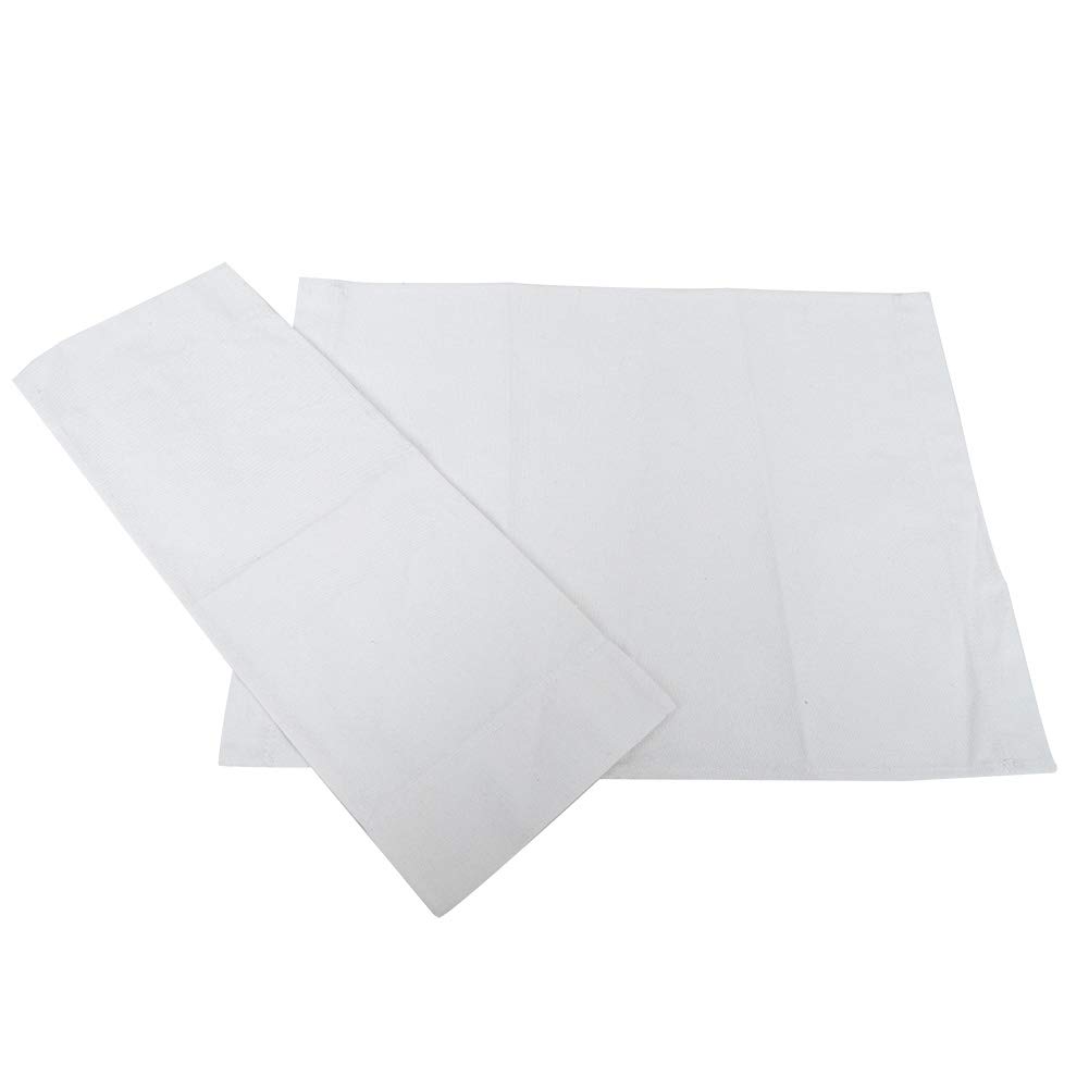 Akozon Chair Linen Cover Seat Cloth Waterproof 1 Set Soft Seat Director Daily Use for Chair (White)