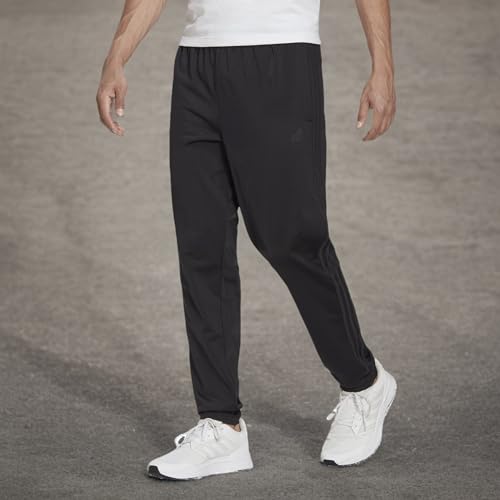 adidas Men's Essentials Warm-Up Tricot 3-Stripes Tapered Track Pants - Image 7