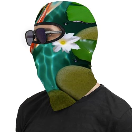 Balaclava para hombre y mujer con diseño de carpa japonesa, máscara térmica para la cara, protección contra el frío para motocicleta, esquí y clima frío miniatura 4