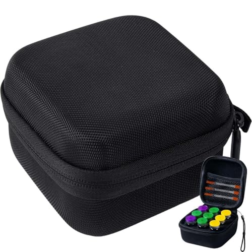 Casiler Estuche De Almacenamiento para Viales De Insulina De 9 Ranuras, Organizador Impermeable Y a Prueba De Polvo De Eva para Agujas De Pluma De Insulina, Aceites Esenciales Y Viajes.