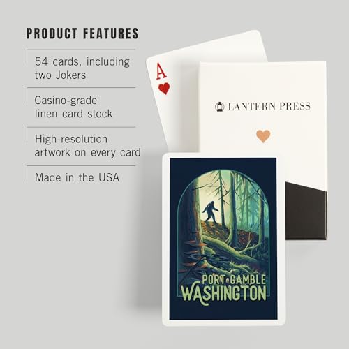 Baraja Port Gamble Washington, Póker, 52 Cartas miniatura 3