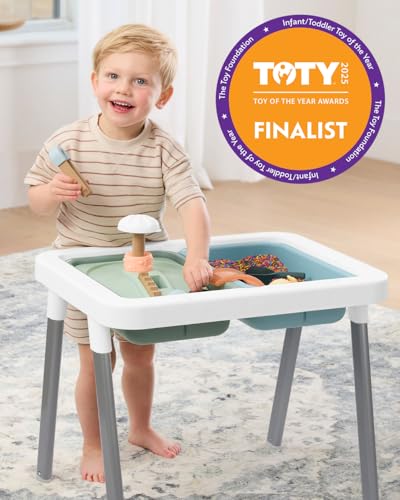 Skip Hop Discoverosity 3-in-1 Toddler Sensory Table with 13 Nature-Inspired Sensory Tools 8-Page Activity Guide 2 Bins and 2 Convertible lids, Age 18m+ - image 9
