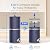 Waterdrop 2.25G Gravity Water Filter System, NSF/ANSI 42&372 Standard, Stainless Steel System with 4 Carbon Filters, Reduces 99% of Lead and Chlorine for Home, Camping, Emergencies,
