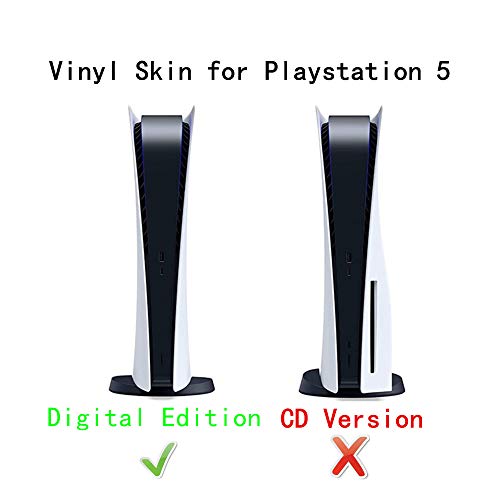 image for Teiyii PS5 Console Skin and PS5 Controller Skins Set, PlayStation 5 Sk