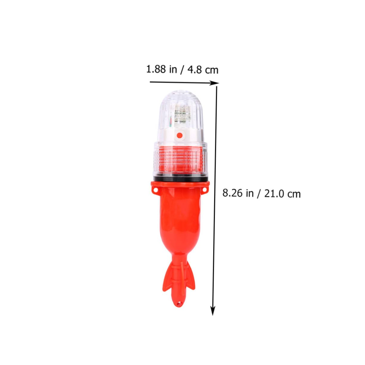 OSOLADY Double Color Underwater Fishing Light Deep Drop Flashing Fishing Lamp Design with Long Lighting for Night Fishing and Attracting Fish