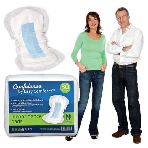 Confidence Incontinence Pads for Seniors, Super Absorbency for Day or
