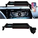 TTCR-II Kompatibel mit BMW X1 Handyhalterung Navigations Bildschirm Rücken Organizer Tablett Smartphone Halter, Zubehör for Navigation Screen für BMW X1 U11 2023-2025 Einstellbar Handyhalter-Schwarz