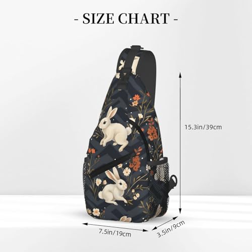Bolso cruzado con diseño de conejo para adultos miniatura 3