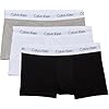 Calvin Klein Low Rise Trunk 3Pk, Boxer a vita bassa Uomo, Multicolore (Black/White/Grey Heather), M