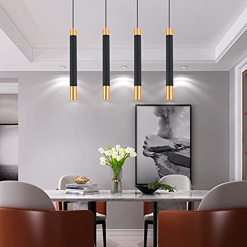 Lámpara de Aluminio Cilíndrico Negro RAGGZZ 45cm Luz Cálida 3