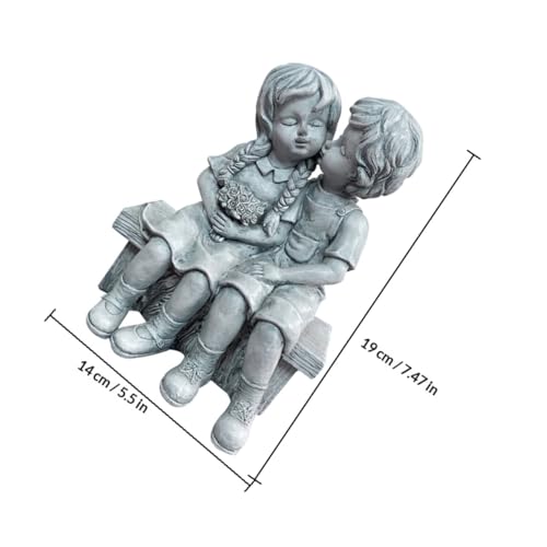 Statue de jardin en résine extérieure pour maison